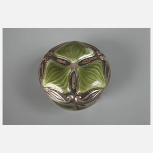 Kleine Jugendstildose mit Emaille