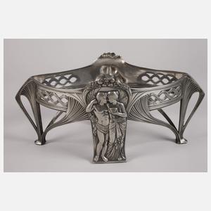 WMF Geislingen große Jardiniere mit Glaseinsatz