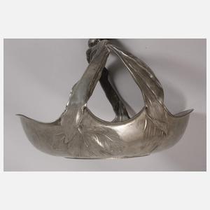 Große Henkelschale Kayserzinn