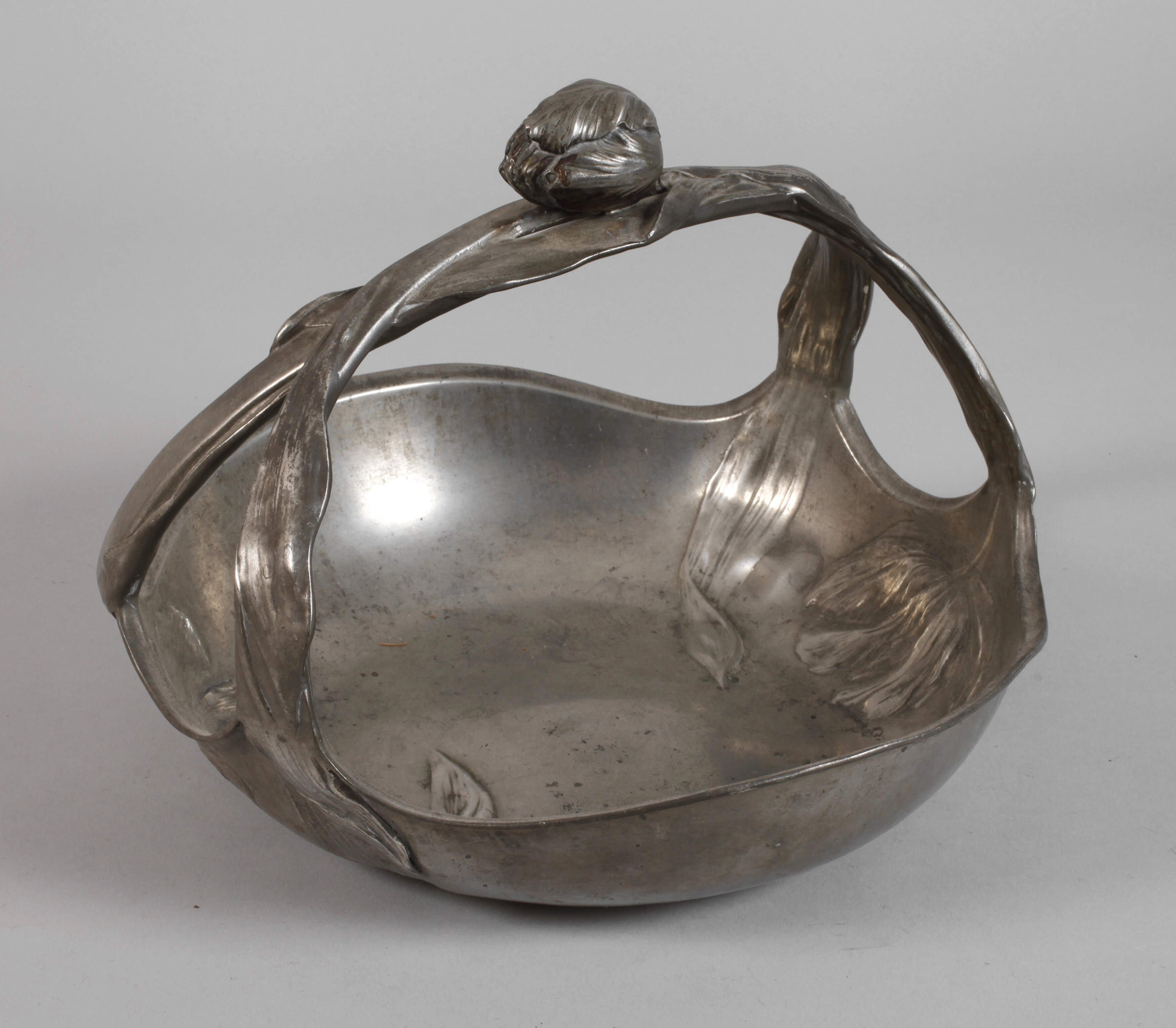 Große Henkelschale Kayserzinn