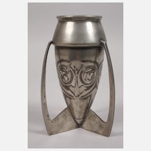 Arts & Crafts Dreihenkelvase Zinn