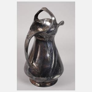 Wasserkanne und Henkelbecher Kayserzinn