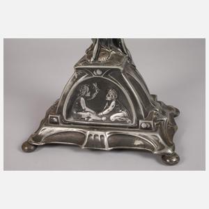 Paar große figürliche Leuchter