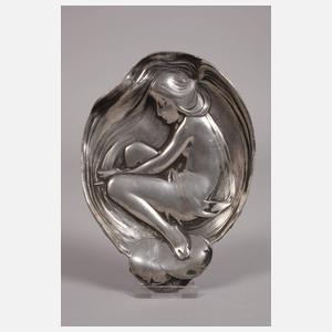 Zwei figürliche Jugendstilschälchen