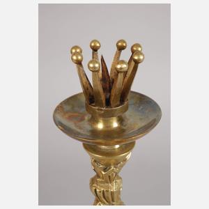 Figürlicher Leuchter Art déco