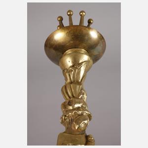 Figürlicher Leuchter Art déco