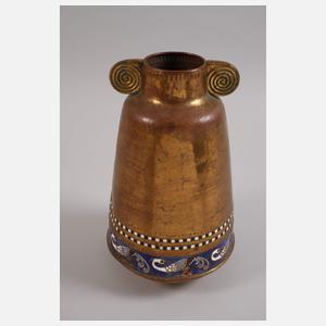 WMF Geislingen Vase Emailledekor