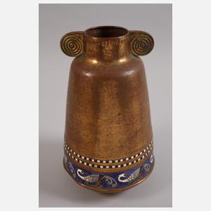 WMF Geislingen Vase Emailledekor