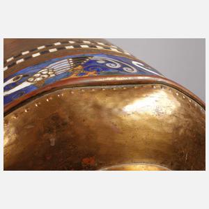 WMF Geislingen Vase Emailledekor