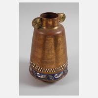 WMF Geislingen Vase Emailledekor111