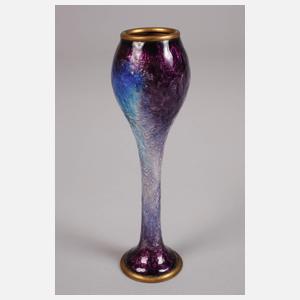 Limoges drei kleine Emaillevasen