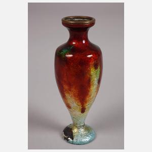 Limoges drei kleine Emaillevasen