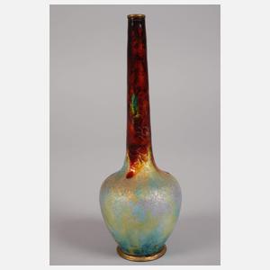 Limoges Solifleur Emaillevase