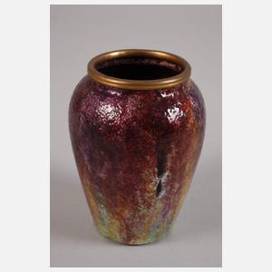 Limoges zwei kleine Emaillevasen