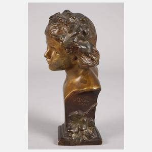 Frédéric Brou, Büste einer kleinen Bacchantin