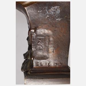 Frédéric Brou, Büste einer kleinen Bacchantin