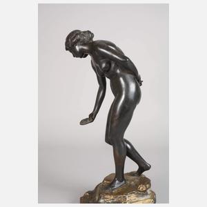 Ludwig Eisenberger, weiblicher Akt mit Muschelschale