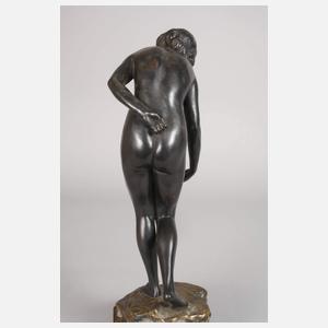 Ludwig Eisenberger, weiblicher Akt mit Muschelschale