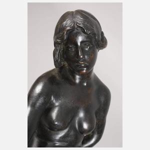 Ludwig Eisenberger, weiblicher Akt mit Muschelschale