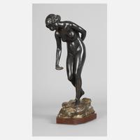 Ludwig Eisenberger, weiblicher Akt mit Muschelschale111