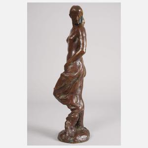 Kurt Kluge, stehender weiblicher Akt