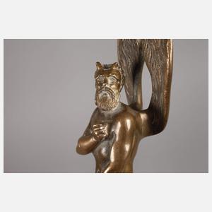 Papiermesser Bronze als Luzifer