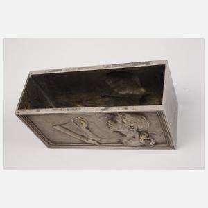 Alexandre Charpentier Dose mit Reliefs