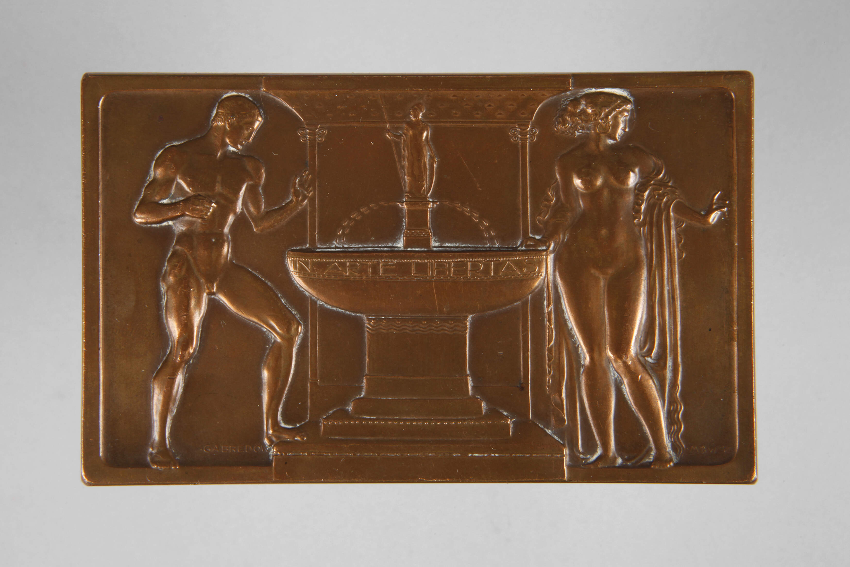 Gustav Adolf Bredow Plakette "In Arte Libertas"