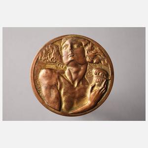 Mario Moschi, Gedenkmedaille mit Helios