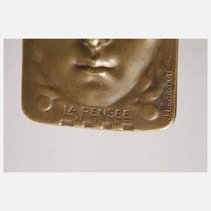 Jean Lecroart, Plakette "La Pensee"