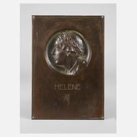 Wandplakette "Helene" mit Damenportrait111