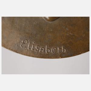 Alfred Steidle, Plakette mit Mädchenportrait