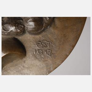 Alfred Steidle, Plakette mit Mädchenportrait