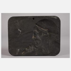 Constantin Emilé Meunier, zwei Reliefs ”Le Mineur”