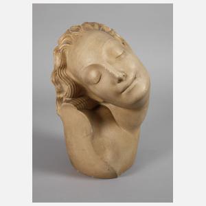 Adam Antes, Damenbüste "Der Schlaf"