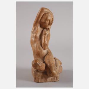 Jan Štursa, sitzender Frauenakt