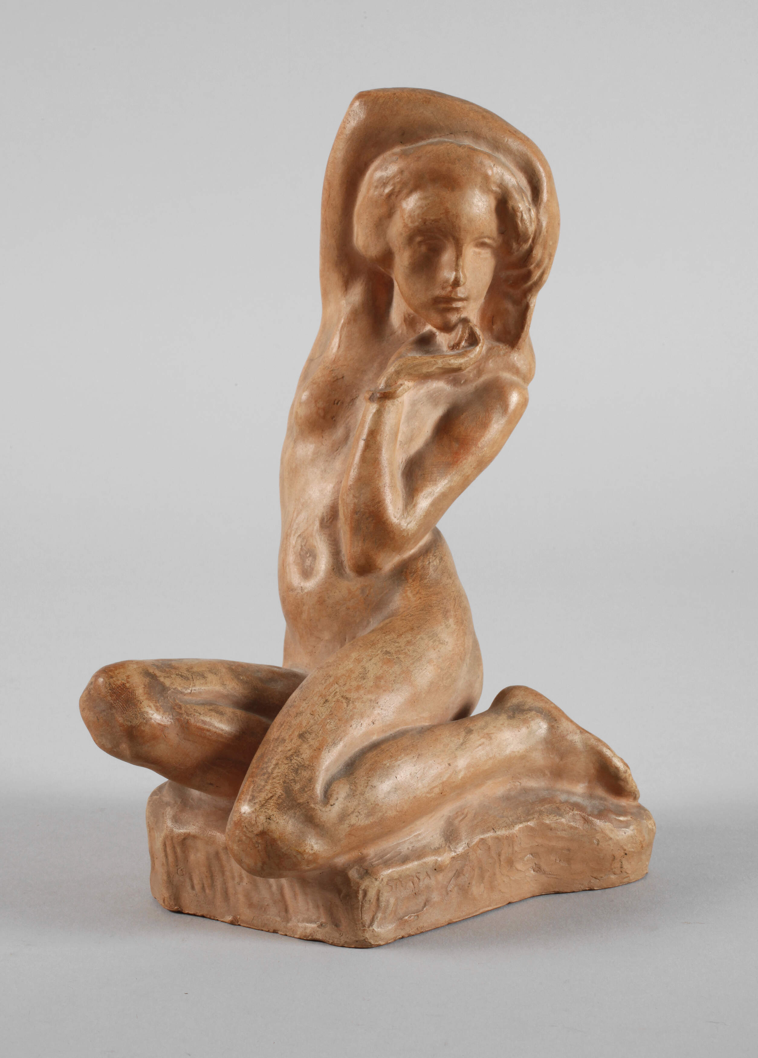 Jan Štursa, sitzender Frauenakt