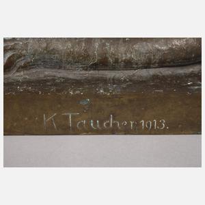 Konrad Taucher, Paar liegende Löwen