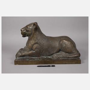 Konrad Taucher, Paar liegende Löwen