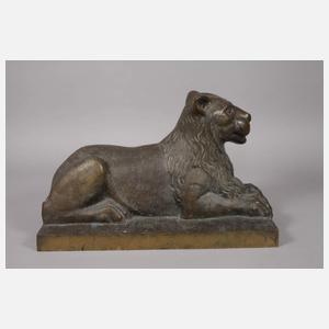 Konrad Taucher, Paar liegende Löwen