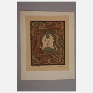 Prof. Peter Behrens, "Der Kuss"