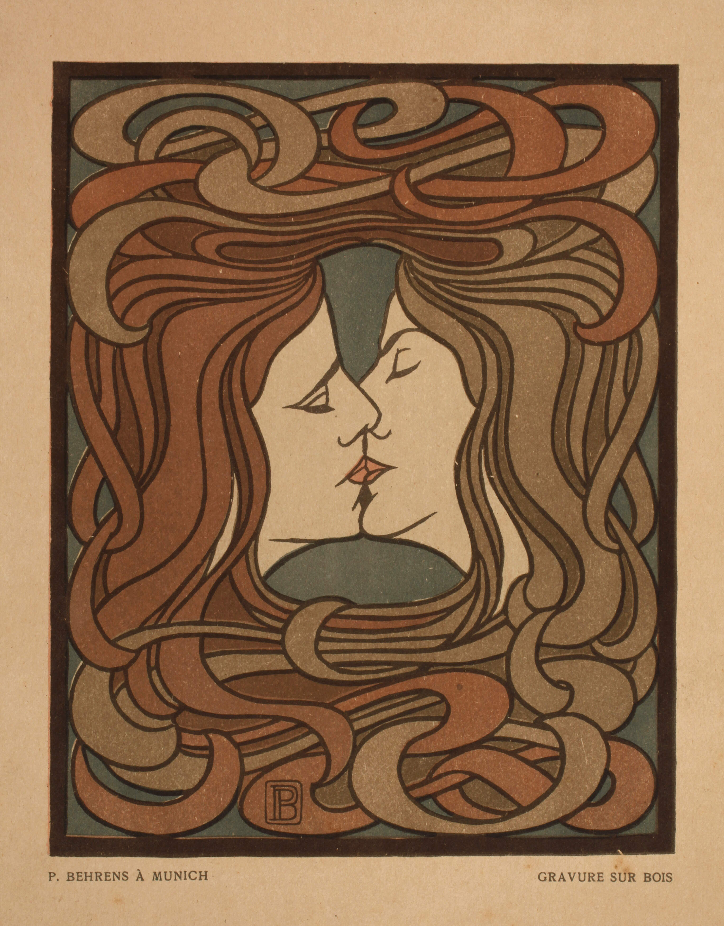 Prof. Peter Behrens, "Der Kuss"