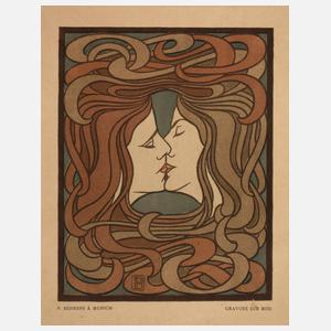 Prof. Peter Behrens, "Der Kuss"