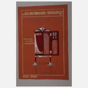 Liesel Jacoby, Konvolut Jugendstilentwürfe