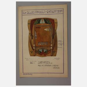 Liesel Jacoby, Konvolut Jugendstilentwürfe