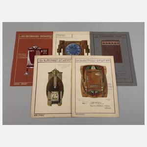 Liesel Jacoby, Konvolut Jugendstilentwürfe