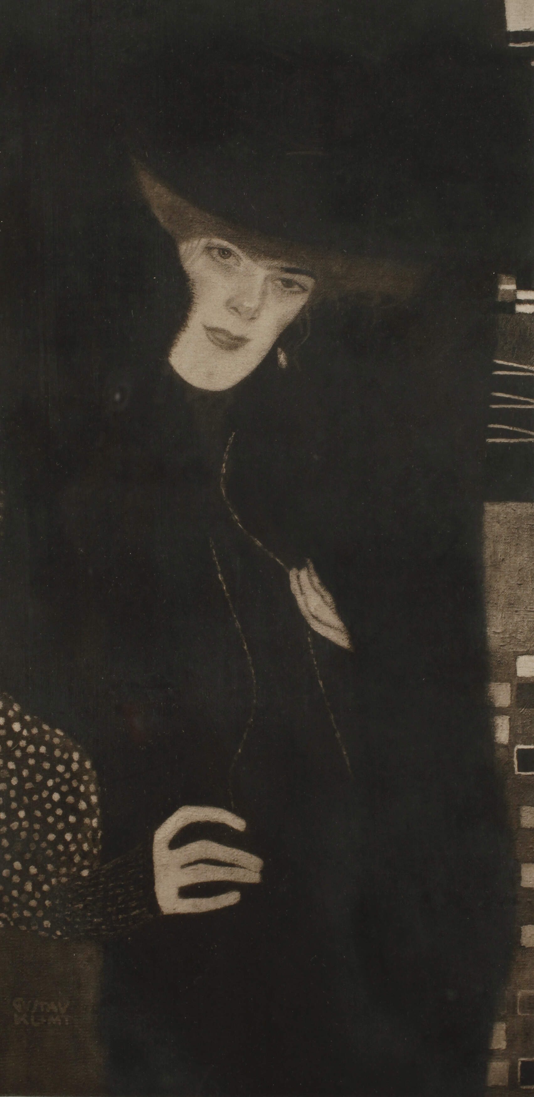 Gustav Klimt, nach, Portrait einer Dame