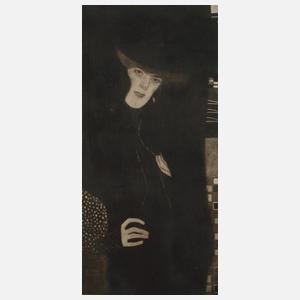 Gustav Klimt, nach, Portrait einer Dame