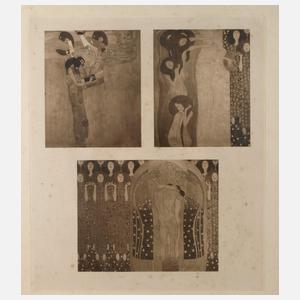 nach Gustav Klimt, Szenen aus dem Beethovenfries