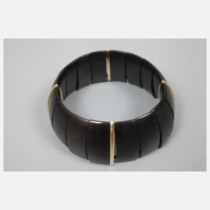 Oromalia, Schmuckset Ebenholz mit Gold